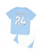 Manchester City Josko Gvardiol #24 Replika Hemmakläder Barn 2023-24 Kortärmad (+ byxor)